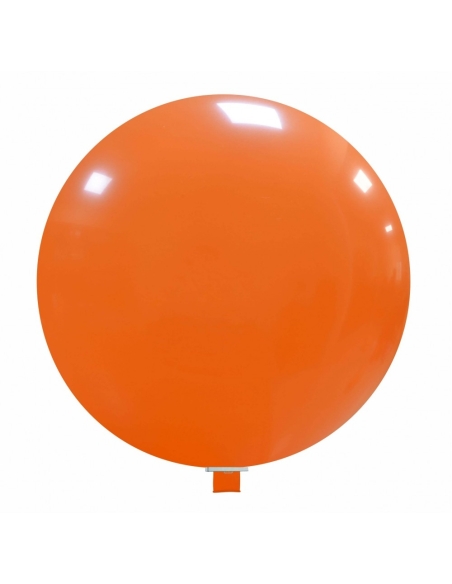 Globos Latex Redondos Gigantes 250cm Pastel Naranja