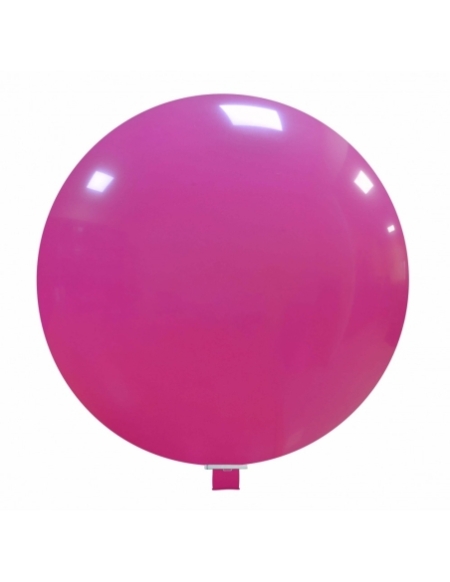 Globos Latex Redondos Gigantes 250cm Pastel Fucsia