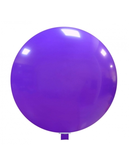 Globos Latex Redondos Gigantes 250cm Pastel Purpura