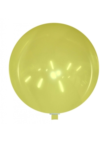 Globos Latex Redondos Gigantes 250cm Cristal Amarillo