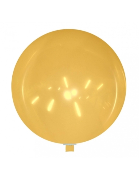 Globos Latex Redondos Gigantes 250cm Cristal Naranja
