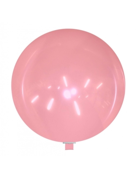 Globos Latex Redondos Gigantes 250cm Cristal Rojo