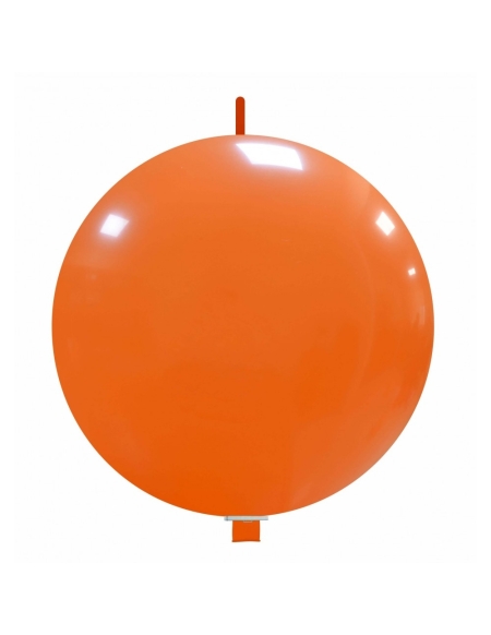 Globos Latex Redondos 2 Nudos 80cm Pastel Naranja PL04