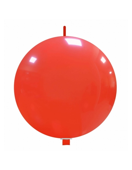 Globos Latex Redondos 2 Nudos 80cm Pastel Rojo PL05