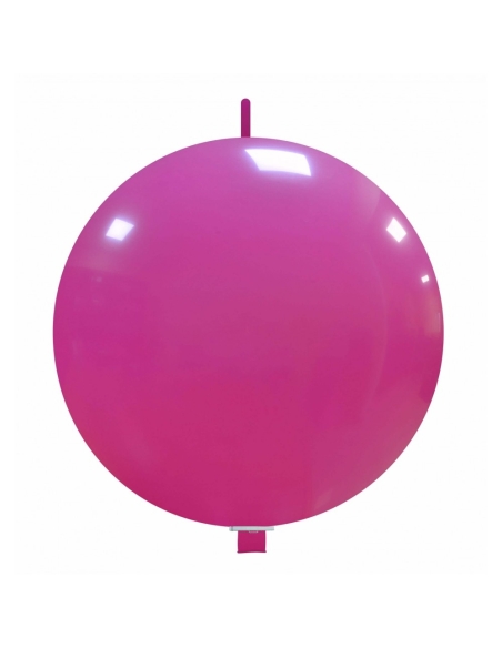 Globos Latex Redondos 2 Nudos 80cm Pastel Fucsia PL07