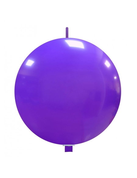 Globos Latex Redondos 2 Nudos 80cm Pastel Purpura PL08