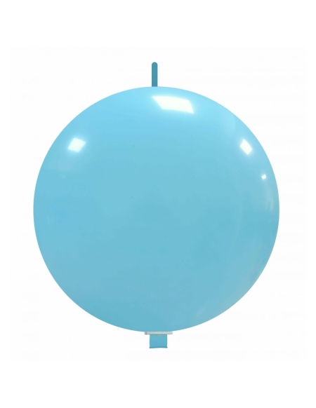 Globos Latex Redondos 2 Nudos 80cm Pastel Celeste PL09