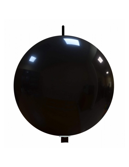 Globos Latex Redondos 2 Nudos 80cm Pastel Negro PL14