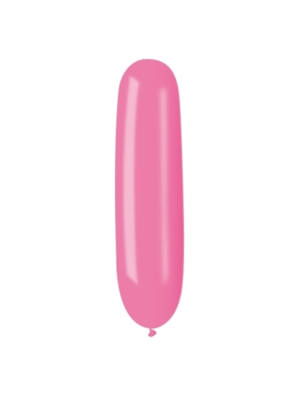 Globos Latex Alargados 8x60cm Pastel Rosa PL06