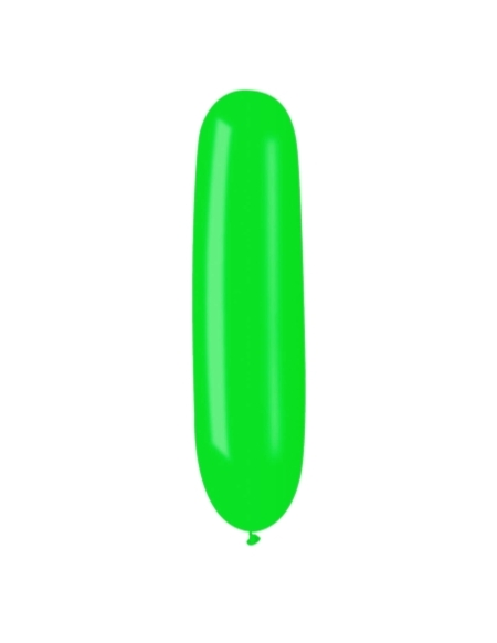 Globos Latex Alargados 8x60cm Pastel Verde PL12