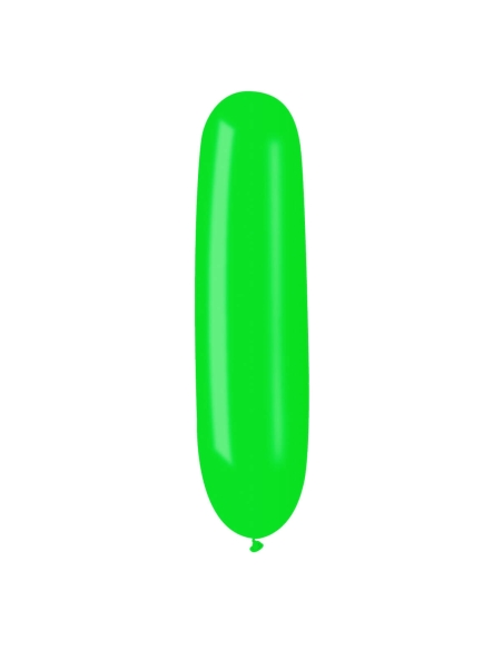 Globos Latex Alargados 8x60cm Pastel Verde PL12