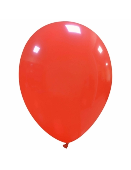 Globos Latex Redondos 20cm Pastel Rojo