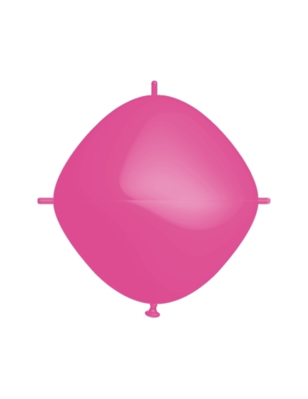Globos Latex Cuadrado 4 Nudos 45x45cm Pastel Fucsia PL07