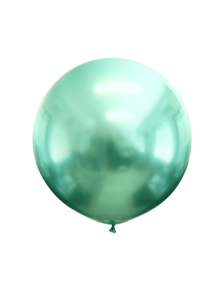 Globo Titanium Chrome Esfericos 40cm Verde Claro