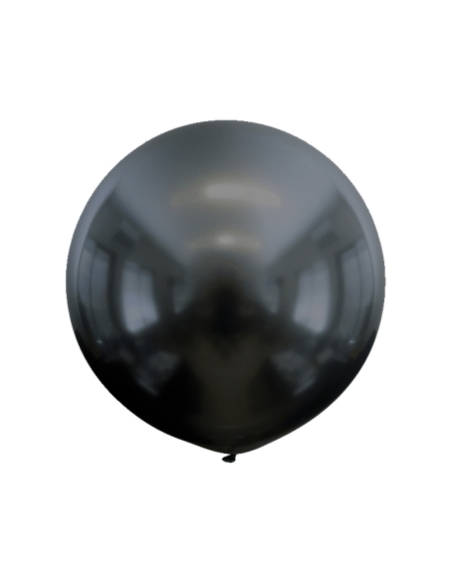 Globo Titanium Chrome Esfericos 40cm Negro