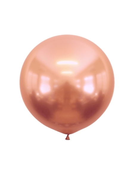 Globo Titanium Chrome Esfericos 40cm Oro Rosa