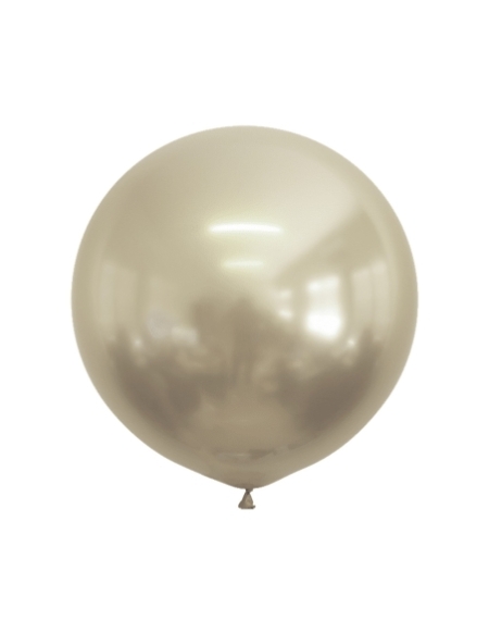 Globo Titanium Chrome Esfericos 45cm Oro Claro