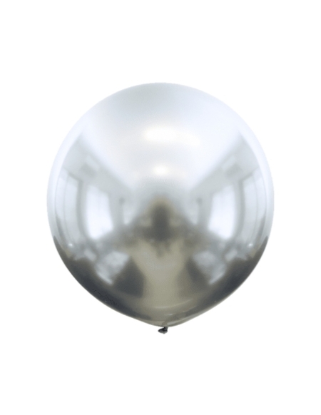 Globo Titanium Chrome Esfericos 45cm Plata