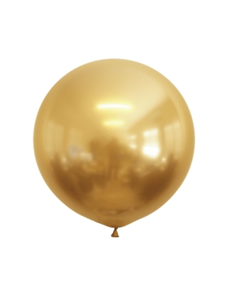 Globo Titanium Chrome Esfericos 45cm Oro