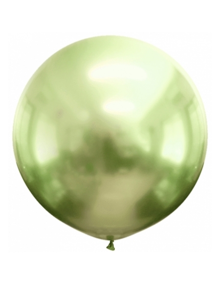 Globo Titanium Chrome Esfericos 45cm Verde Lima