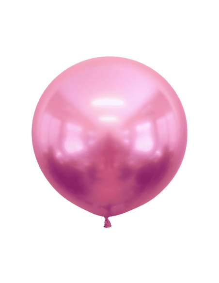 Globo Titanium Chrome Esfericos 90cm Rosa Claro