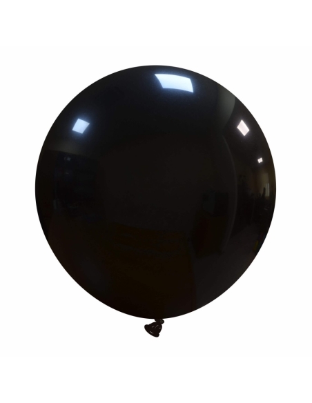 Globos Latex Esfericos 50cm Pastel Negro PL14