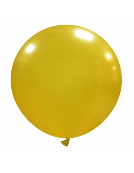 Globos Latex Esfericos 50cm Metalizado Oro ML39