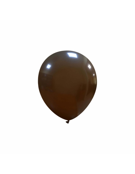 Globos Latex Redondos 13cm Metalizado Marron ML66