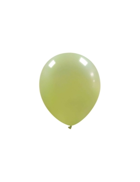 Globos Latex Redondos 13cm Pastel Verde Oliva