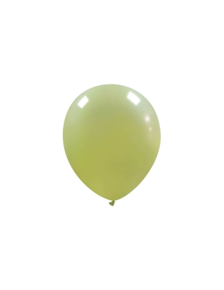 Globos Latex Redondos 13cm Pastel Verde Oliva