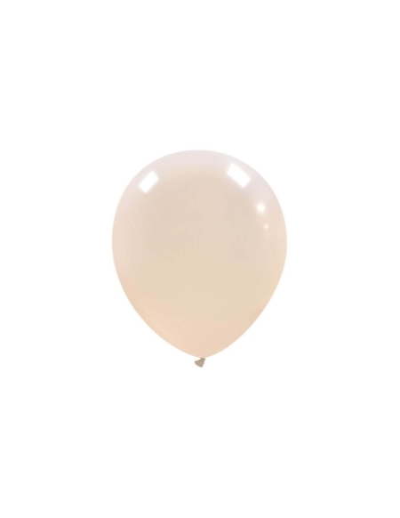 Globos Latex Redondos 13cm Pastel Blanco Leche