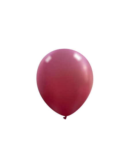 Globos Latex Redondos 13cm Pastel Rojo Vino