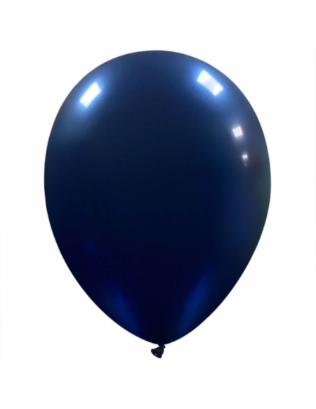 Globos Latex Redondos 30cm Pastel Azul Marino