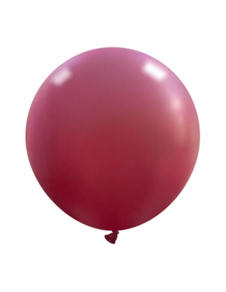 Globos Latex Esfericos 40cm Pastel Rojo Vino