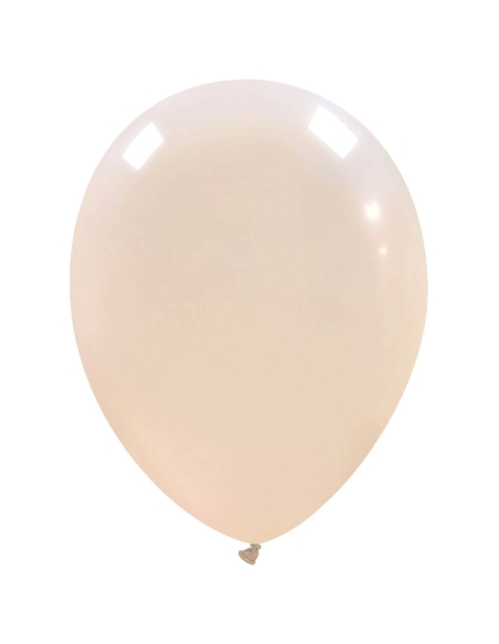 Globos Latex Redondos 35cm Pastel Blanco Leche