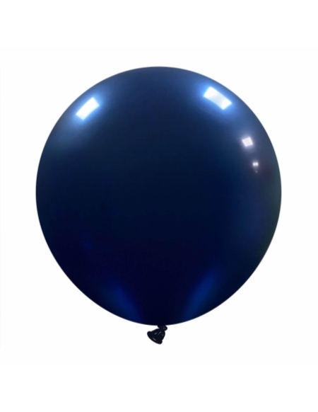 Globos Latex Esfericos 75cm Pastel Azul Marino