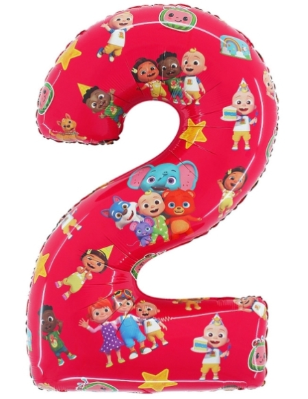 Globo Numero 2 Cocomelon 66cm