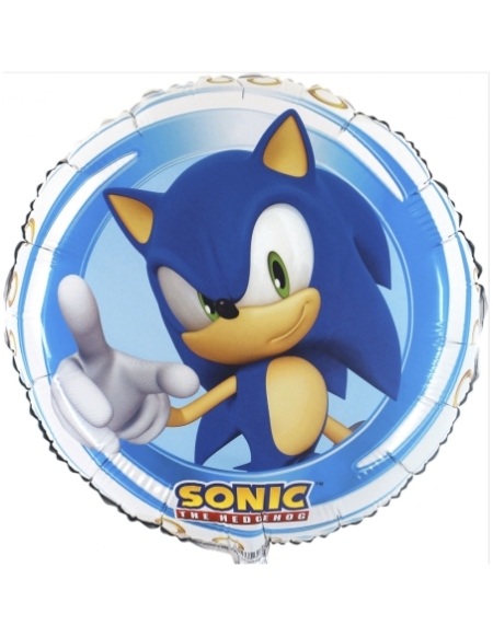 Globo Sonic The Hedgehog Redondo 45cm