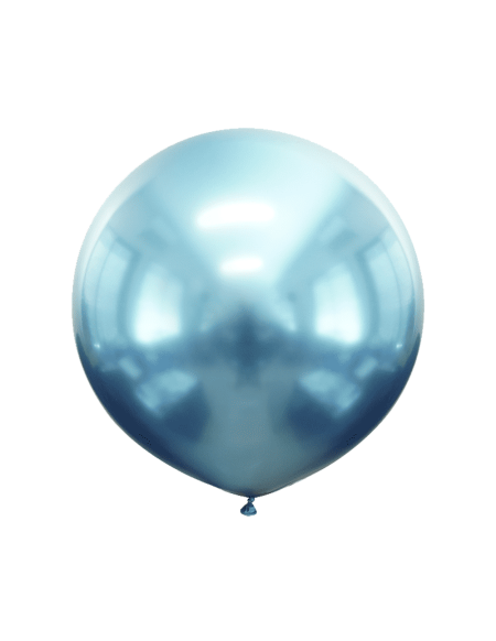 Globo Titanium Chrome Redondo 60cm Azul