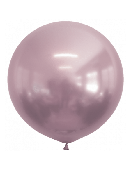 Globo Titanium Chrome Redondo 60cm Lila