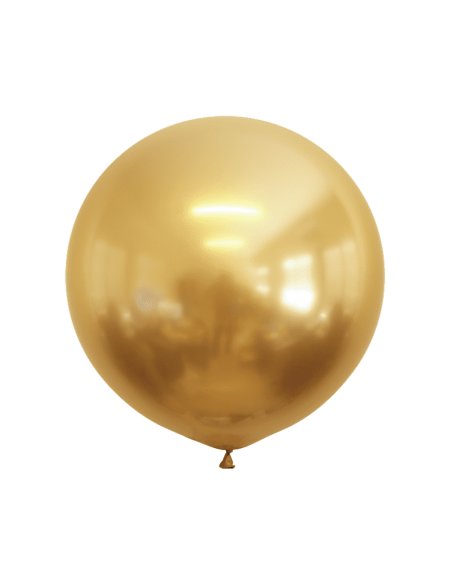 Globo Titanium Chrome Redondo 60cm Oro