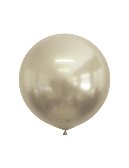 Globo Titanium Chrome Redondo 60cm Oro Claro