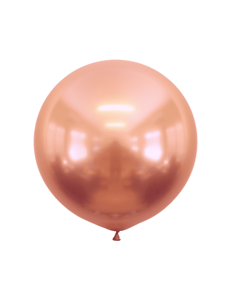 Globo Titanium Chrome Redondo 60cm Oro Rosa