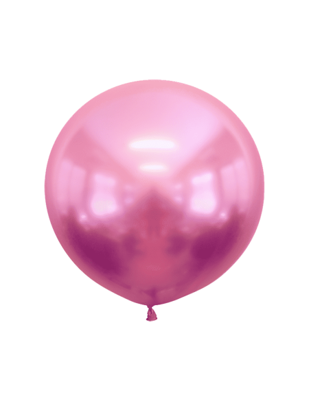 Globo Titanium Chrome Redondo 60cm Rosa Claro