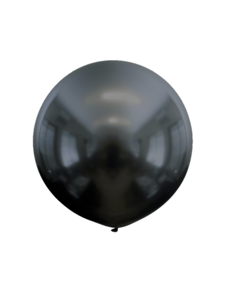 Globo Titanium Chrome Redondo 60cm Negro