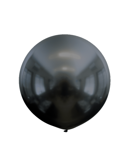 Globo Titanium Chrome Redondo 60cm Negro