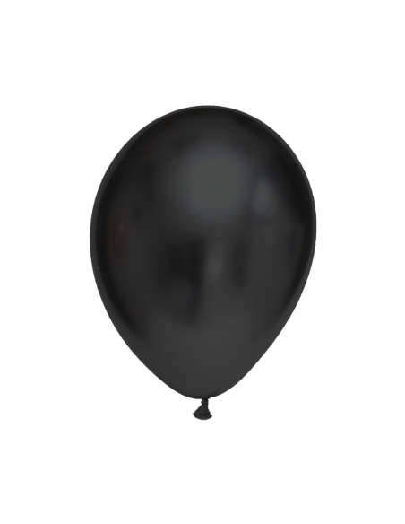 Globo Titanium Chrome Redondo 30cm Negro