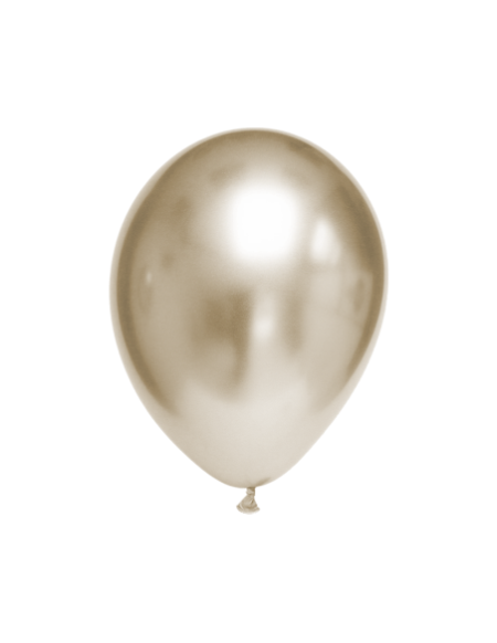 Globo Titanium Chrome Redondo 30cm Oro Claro