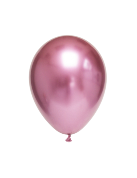 Globo Titanium Chrome Redondo 30cm Rosa Claro