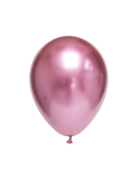 Globo Titanium Chrome Redondo 30cm Rosa Claro